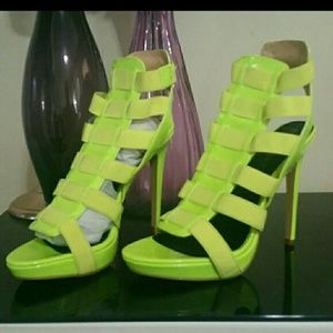 Neon heels